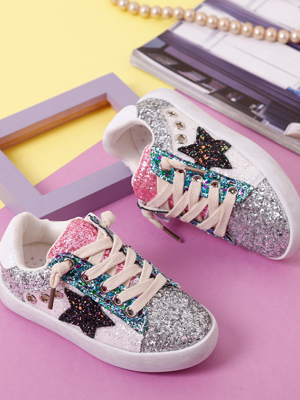 Girls sequin sneakers on sale