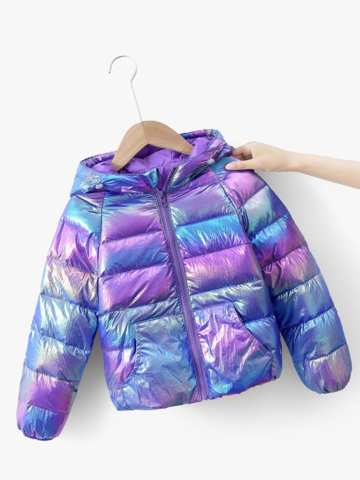 Jacket  Ladies Iridescent Reflectiv Puffer – RIDE CREWS