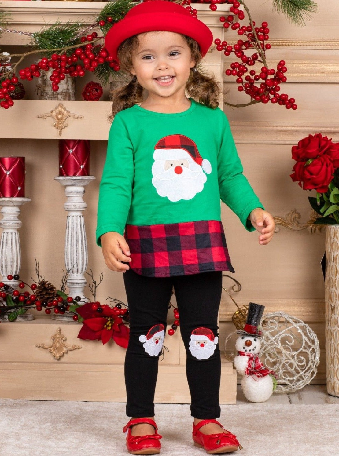 Santa Leggings  Christmas leggings outfit, Christmas leggings, Holiday  outfits