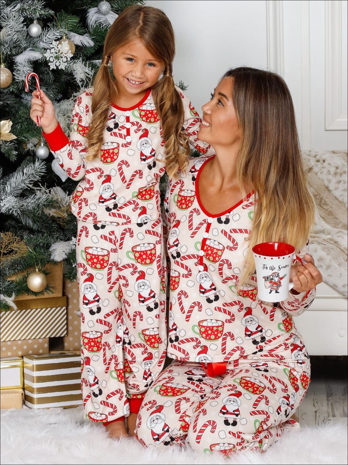 2019 Christmas Family Pajama Set Matching Outfits For Mother