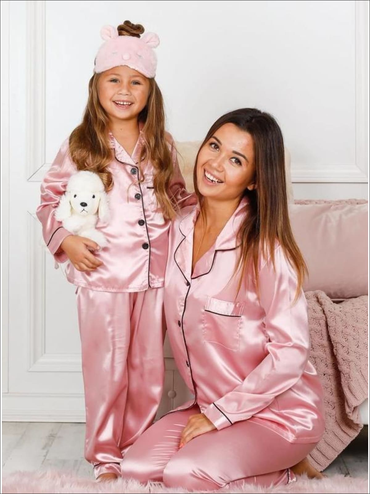 Matching Pajamas 20 Colour Options, Pajama Set, Mum and Daughter