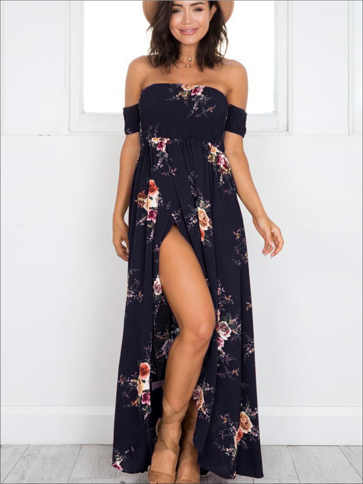 Black Summer Dresses, Black Floral & Beach Sundresses