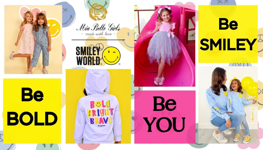 SmileyWorld® x Mia Belle Girls Clothing Collection