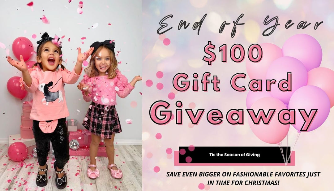 $100 Gift Card End of Year Giveaway | Mia Belle Girls Blog