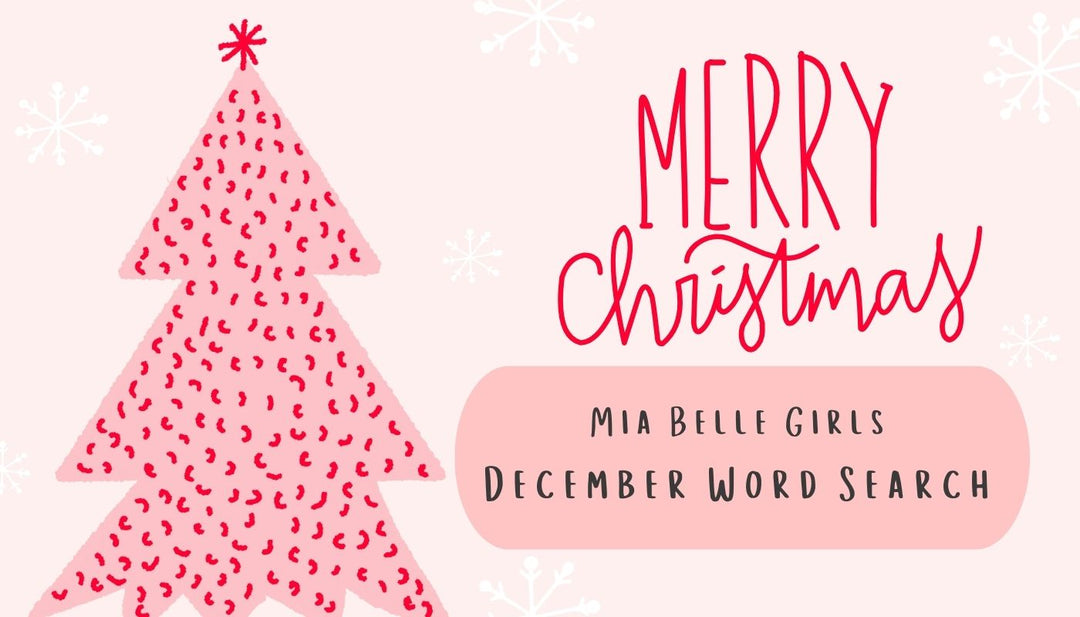 Christmas Word Search For Kids | Mia Belle Girls Blog