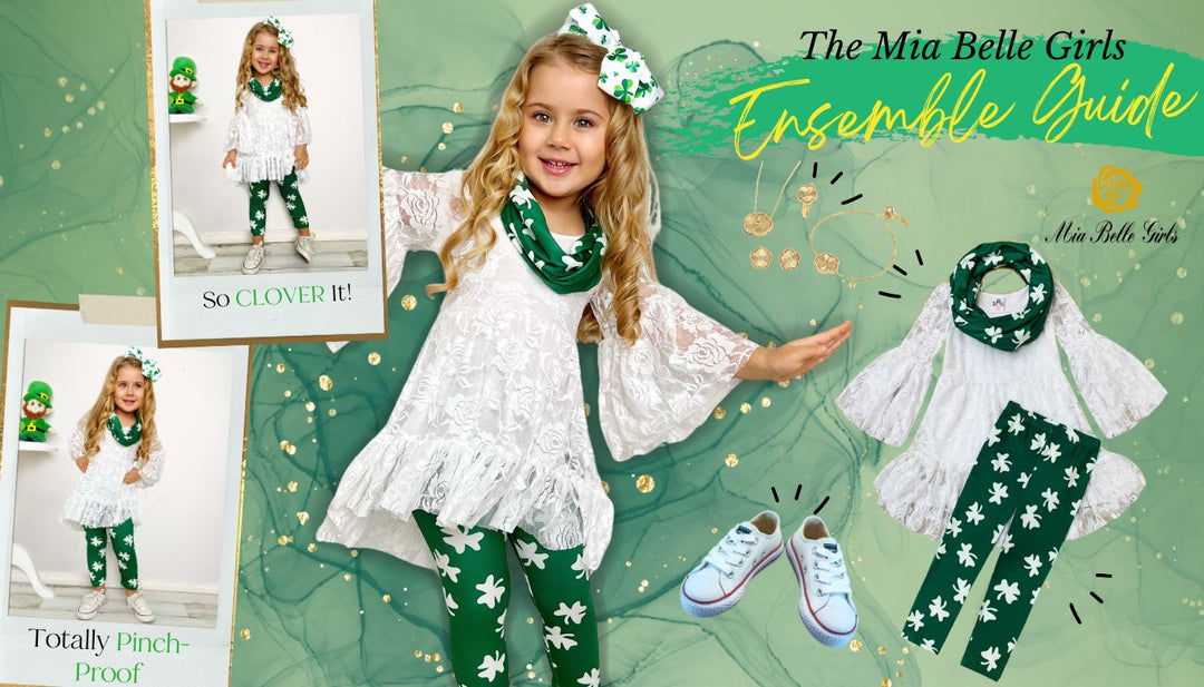 St. Patrick's Day Outfit For Little Girls  | Mia Belle Girls Blog