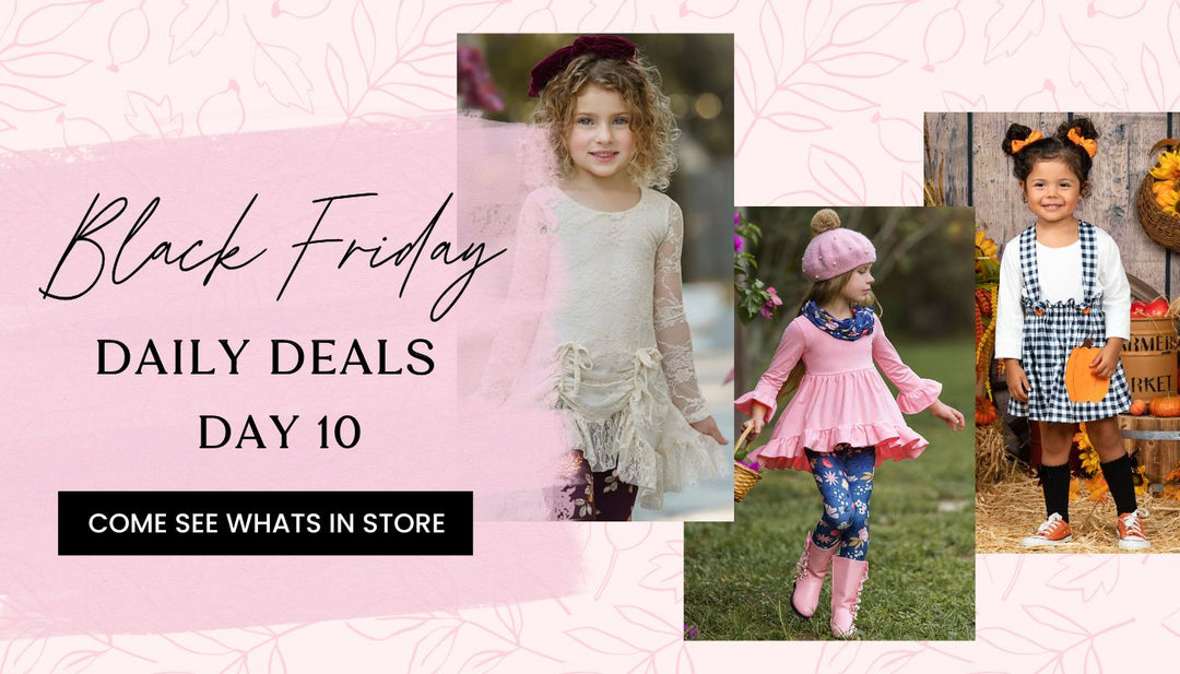 Mia Belle Girls Black Friday Daily Deals: Cute Legging & Skirt Sets!