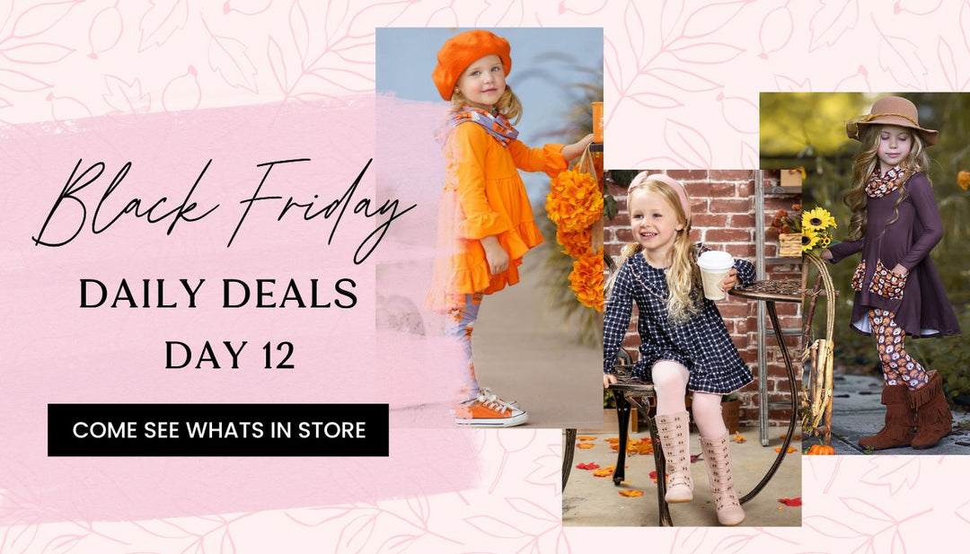 Mia Belle Girls Black Friday Daily Deals: Little Girls Legging Sets