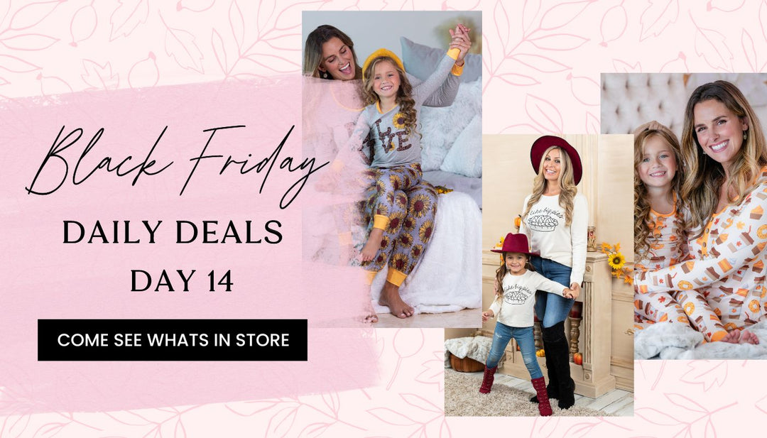 Mia Belle Girls Black Friday Daily Deals: Mommy & Me Twinning Looks