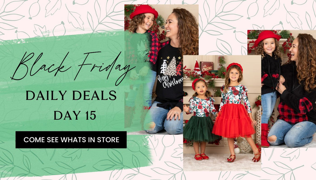 Mia Belle Girls Black Friday Daily Deals: Dresses and Mommy & Me Tops