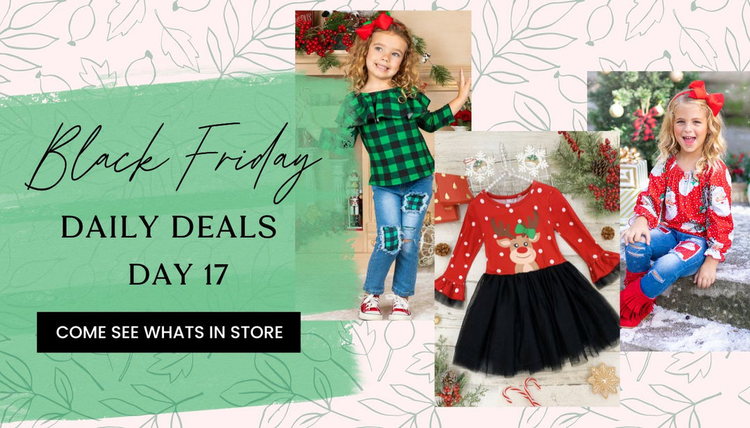 Mia Belle Girls Black Friday Daily Deals: Tutu Dresses & Patched Denim