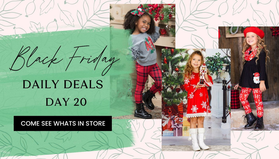 Mia Belle Girls Black Friday Daily Deals: Winter Joy Sets & Dresses