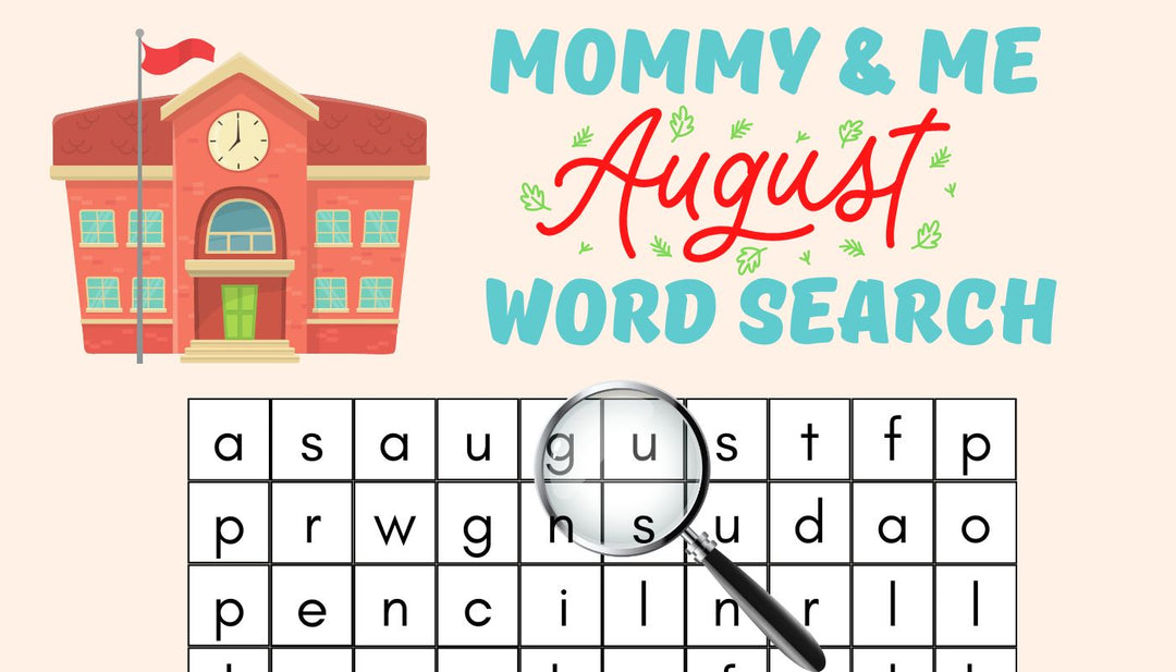 Mommy & Me Activities: August Word Search 2022 | Mia Belle Girls Blog