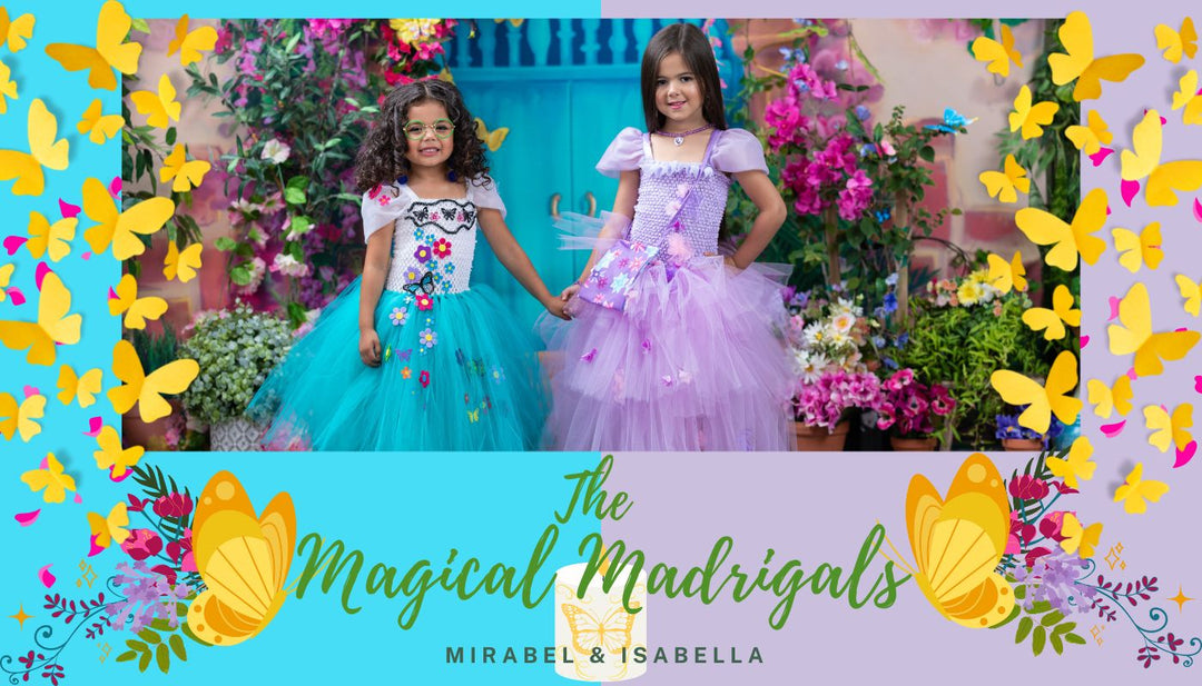 Mia Belle Girls Encanto Inspired Isabella & Mirabel Madrigal Costumes