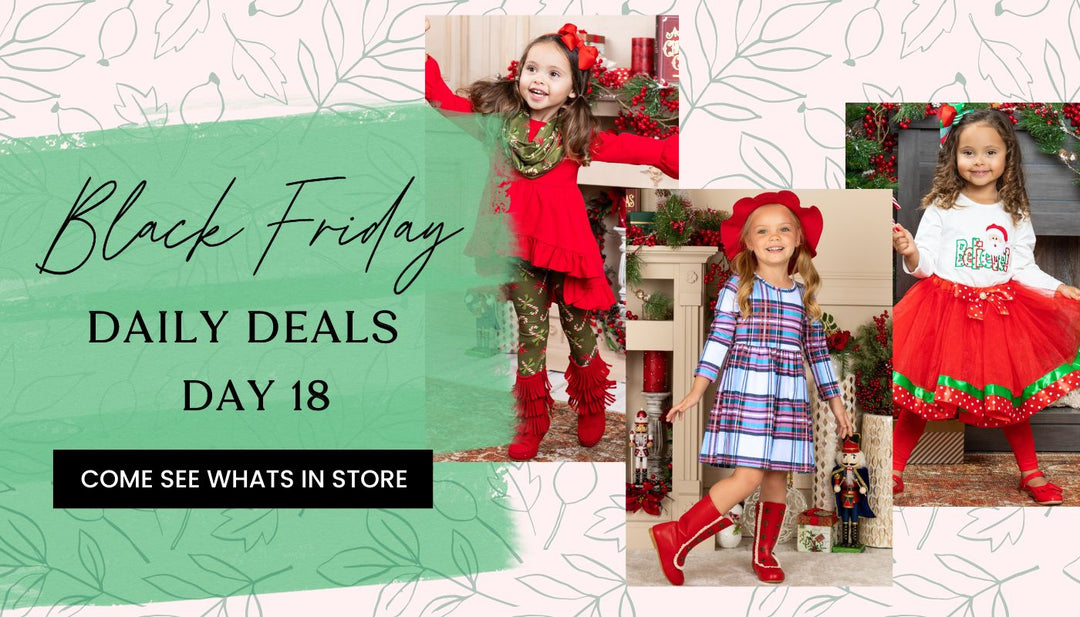 Mia Belle Girls Black Friday Daily Deals: Winter Wonderland Fashion