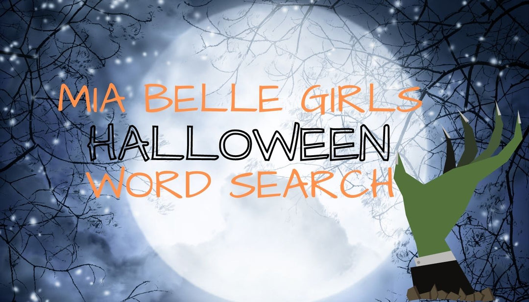 Mia Belle Girls Halloween 2021 Word Search