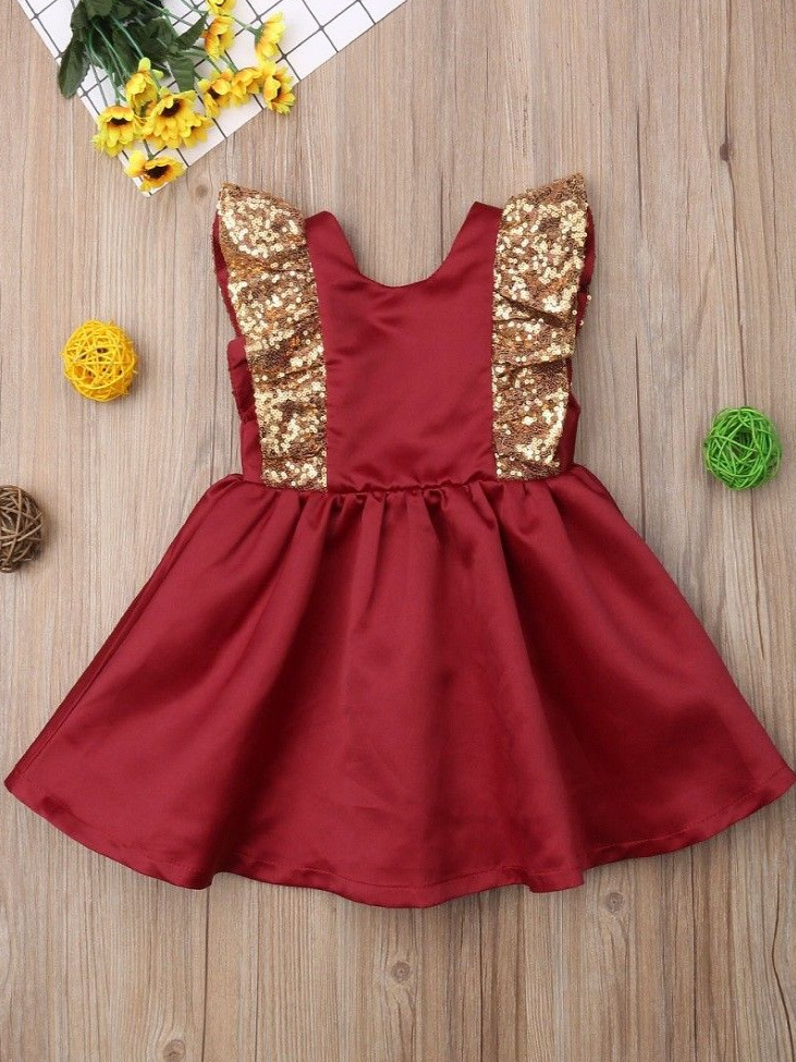 Winter Formal Dress | Sequin Flutter Sleeve Special Occasion Dress