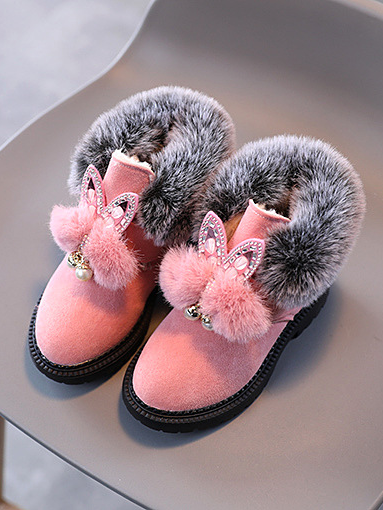 Shoes By Liv & Mia | Cute Faux Fur Butterfly Boots - Mia Belle Girls