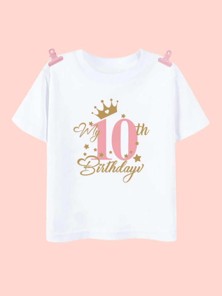 T-Shirt „Birthday Royal Celebration“ – Perfekt für die Kleinen!