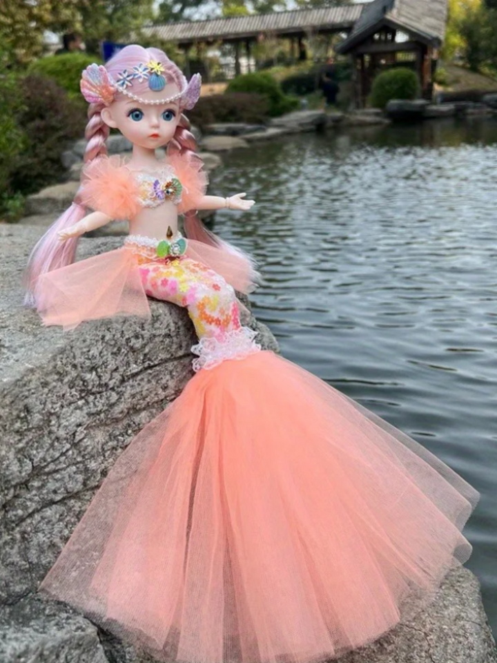 Enchanting Mermaid Doll - Available in 7 Colors