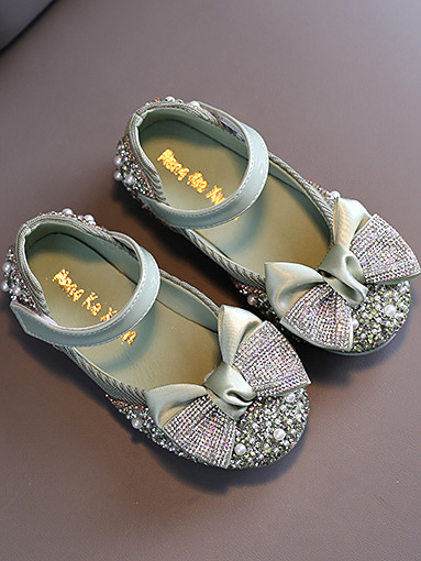 Mia Belle Girls Rhinestone Ballet Flats | Shoes By Liv and Mia