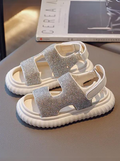 Lil' Fashionista Sparkly Sport Sandals By Liv and Mia