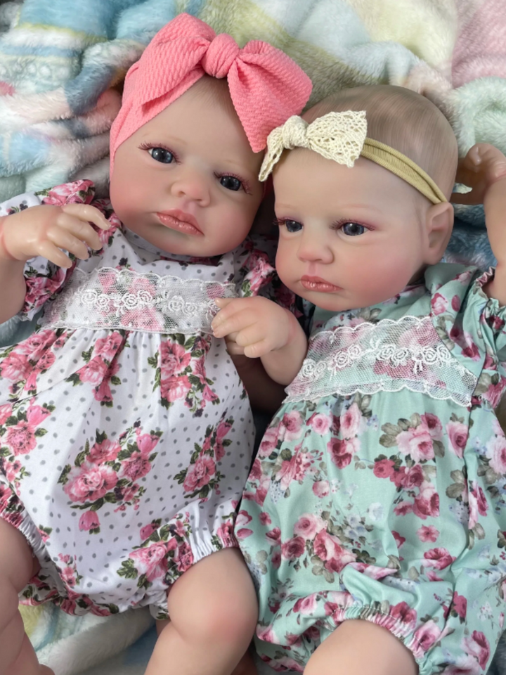 20" LouLou Twins: High-Quality Realistic Girl Dolls