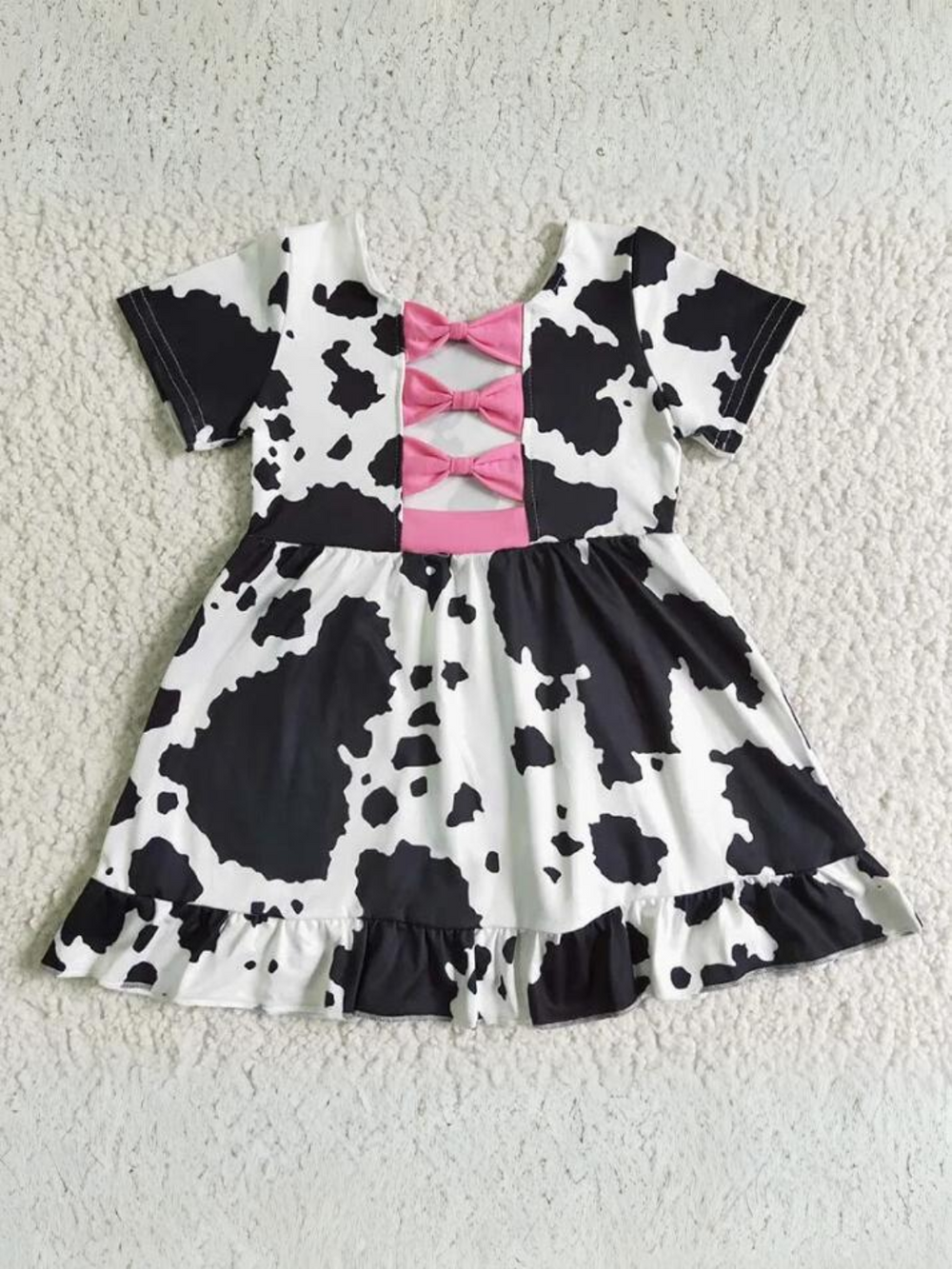 Pink cow dresses best sale