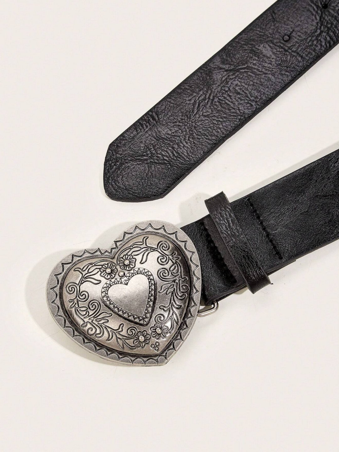 Mia Belle Girls Heart Buckle Belt | Girls Accessories