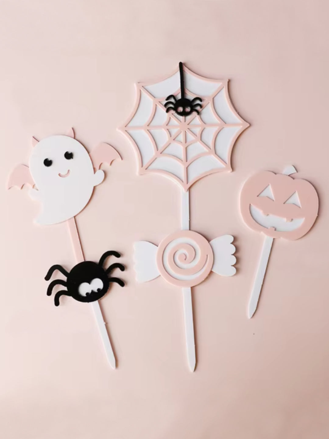 Spooky Sweet Halloween 10 Piece Cake Topper Set