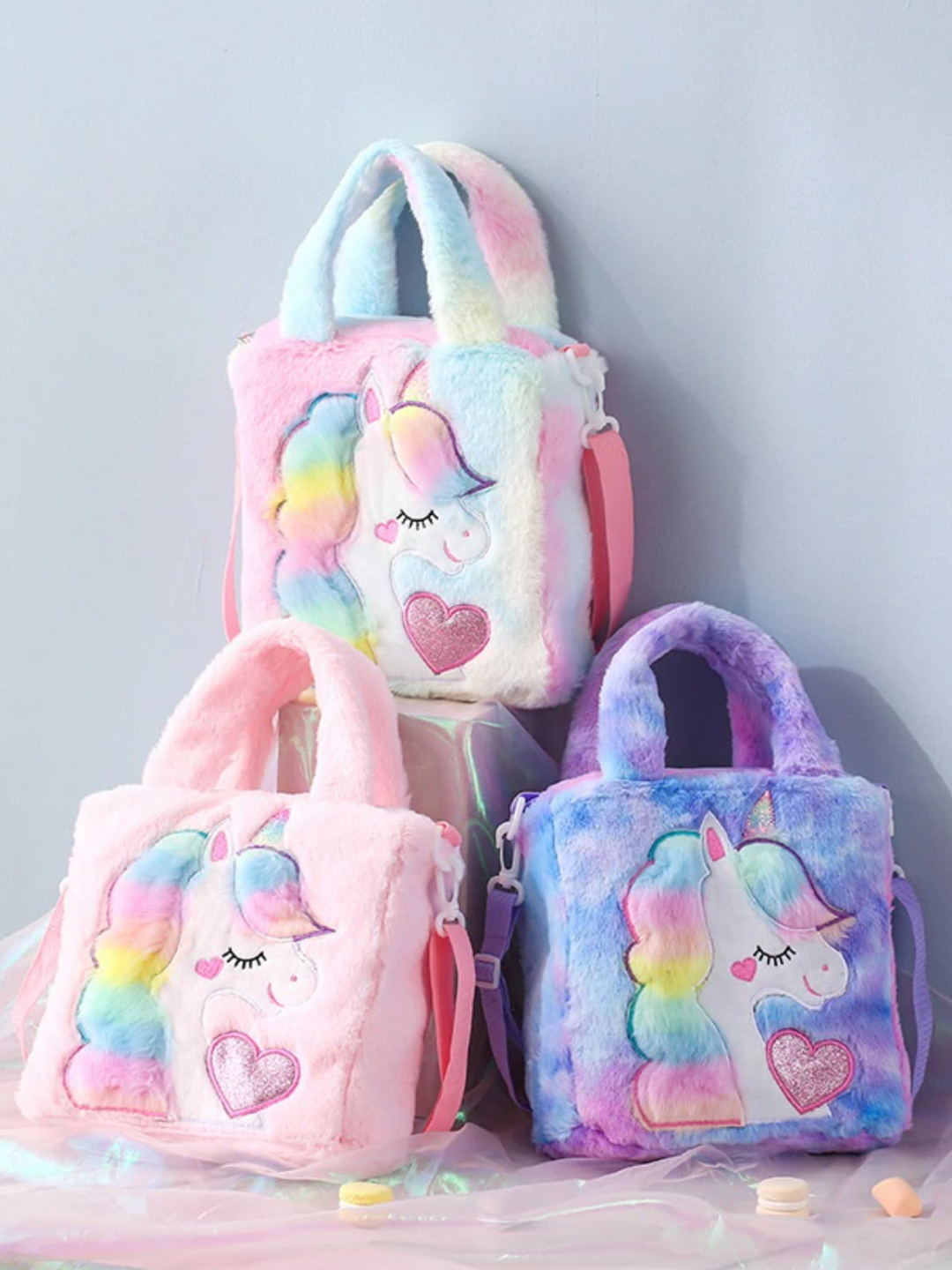 It s So Fluffy Plush Unicorn Bag Mia Belle Girls