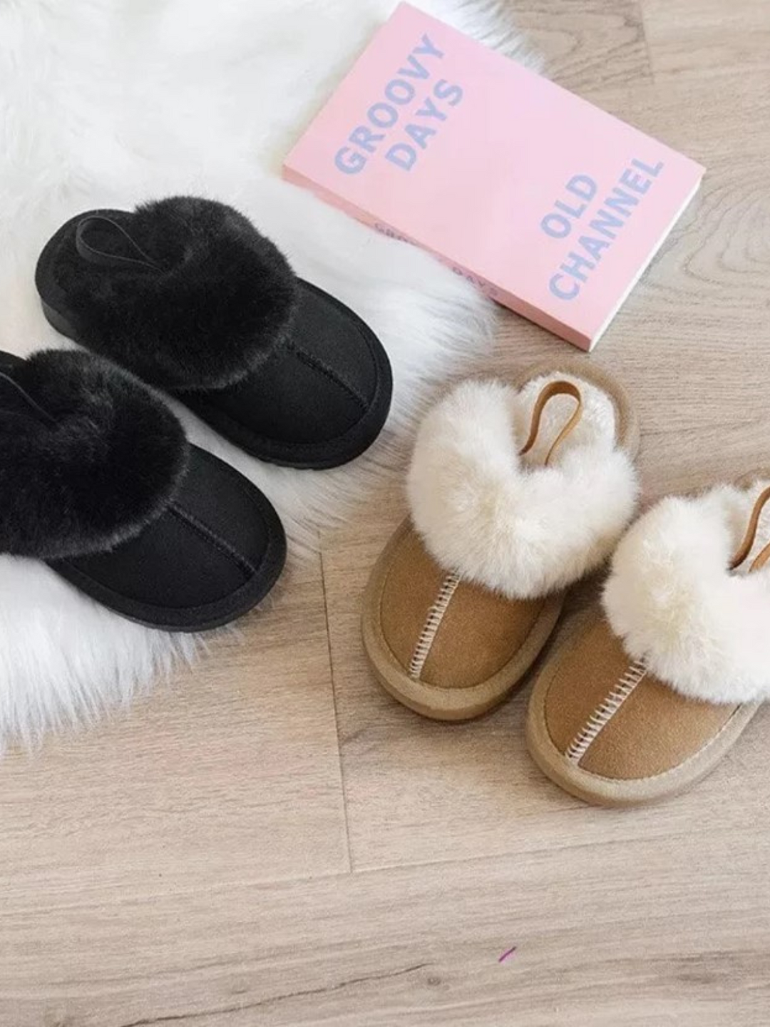 Mia Belle Girls Fur-Lined Slippers | Shoes And Accessories