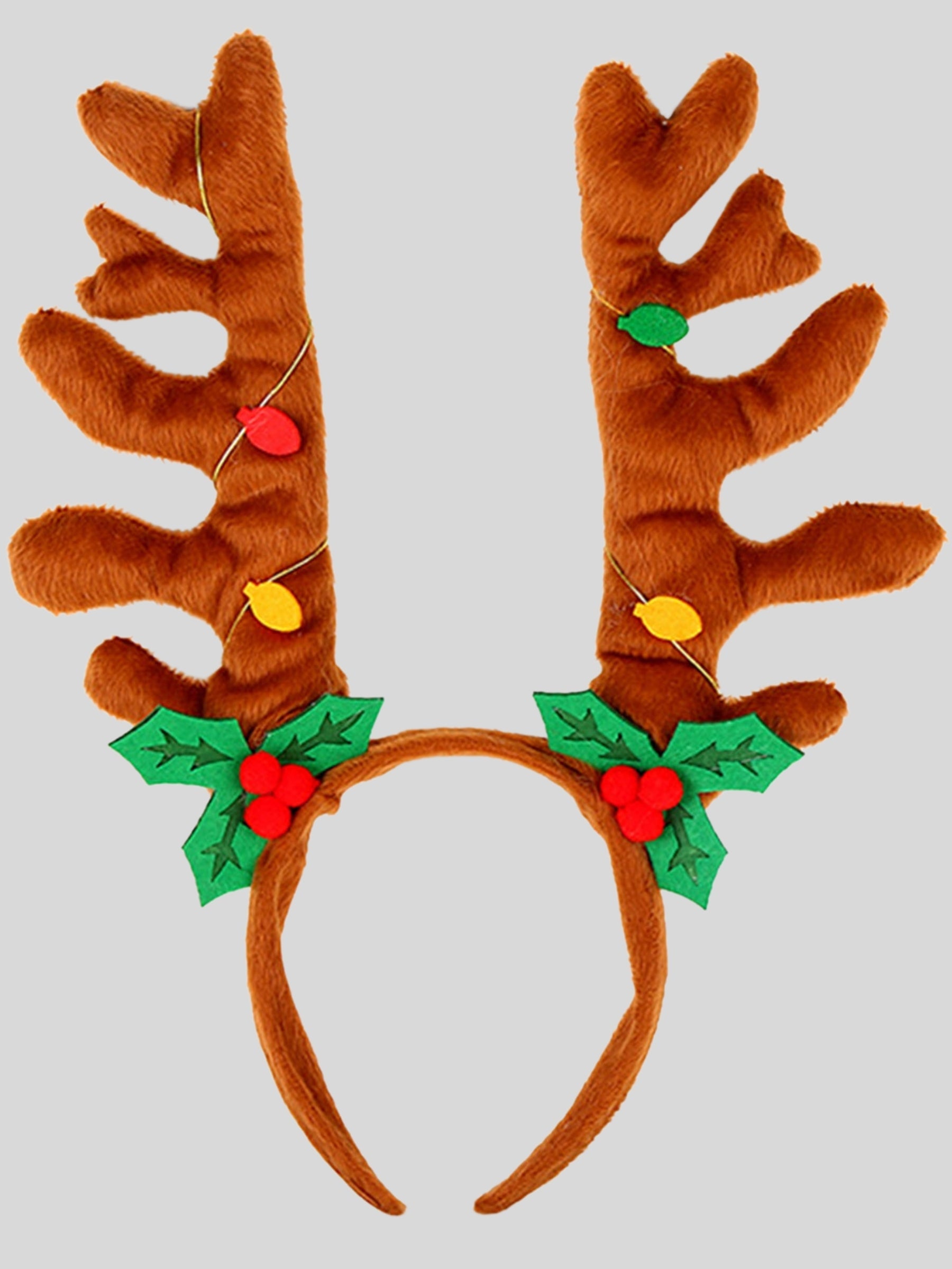 Girls Jingle Bell Rock Reindeer Antlers Headband Mia Belle Girls