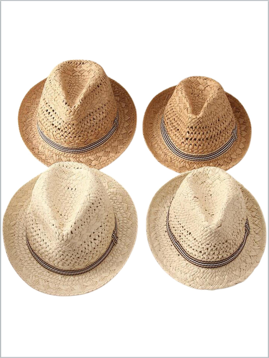 Girls Fedora Straw Hat