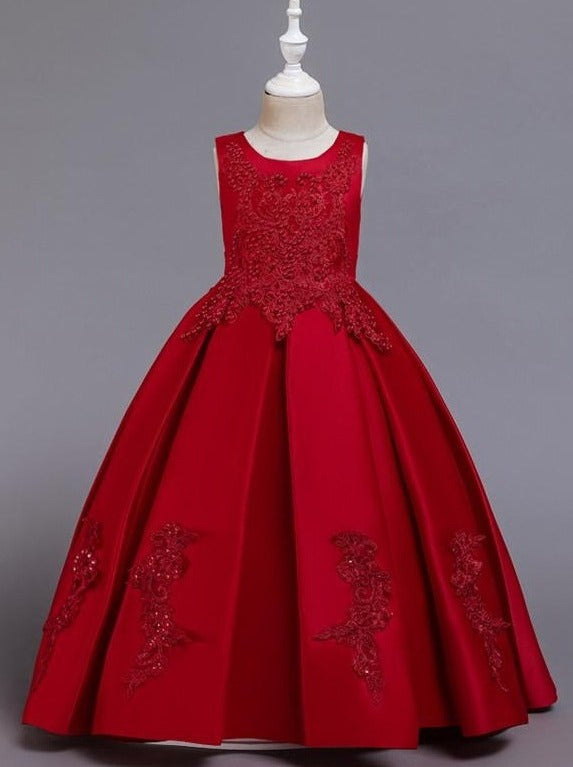 Winter Formal Dress |Embroidered Special Occasion Gown | Holiday Dress