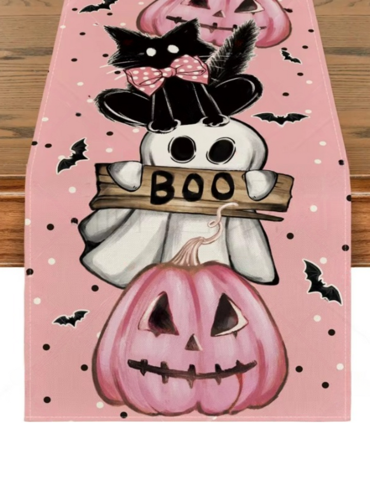 Spooky Cute Halloween Table Runner