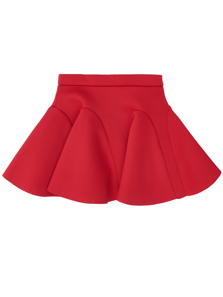 Sleek & Sassy Red Pleated Skirt by Kids Couture