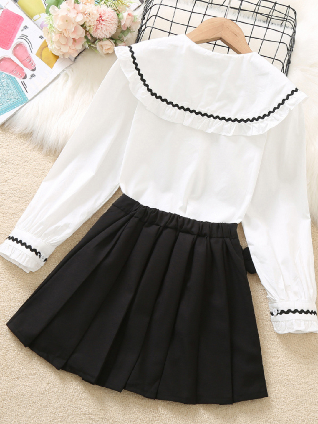 Classic Prep Squad Pleated Skirt Set