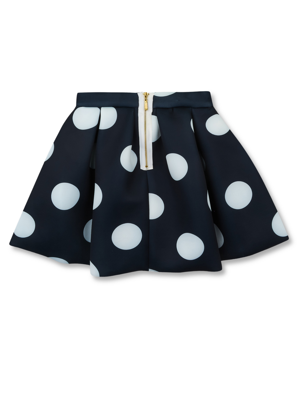 Kids Couture x Mia Belle Girls Black Polka Dot Pleated Tennis Skirt