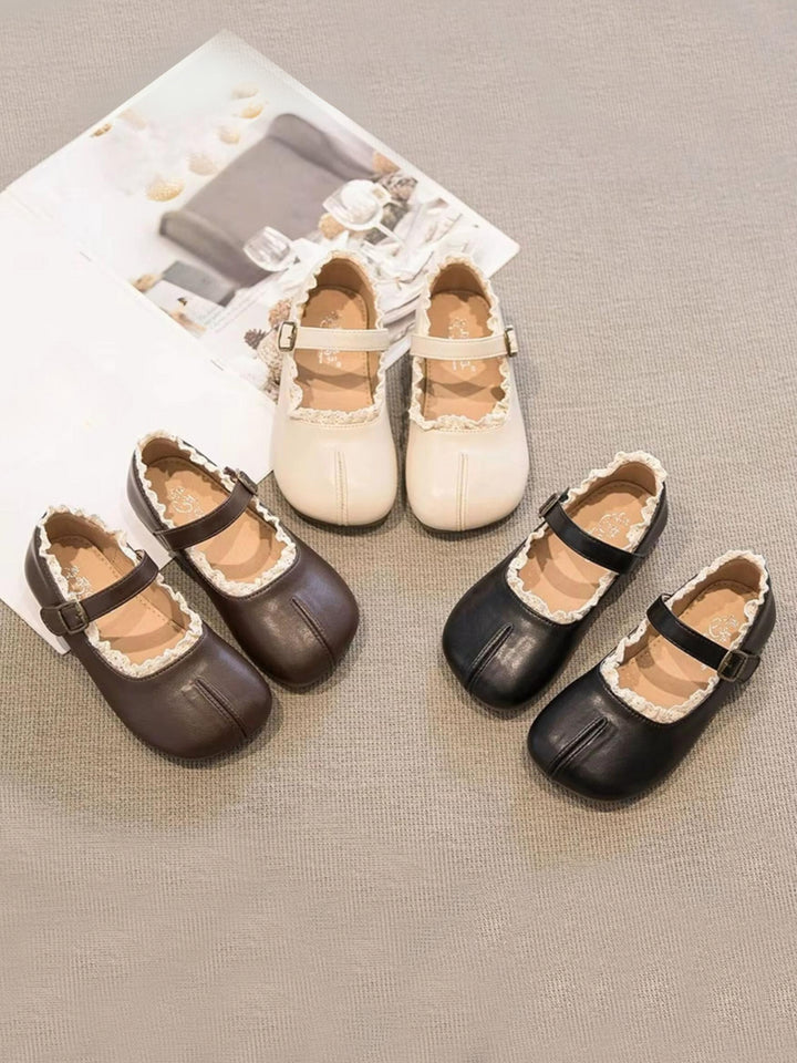 Casual  Leather Square Toe Flats  Added by Liv and Mia