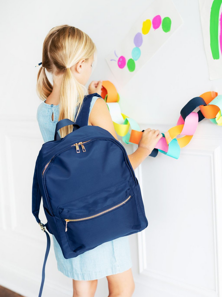 Viv & Lou Navy Charlie Backpack