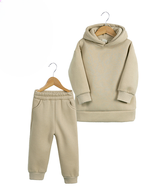 Toddler Clothing Sale | Oversized Pullover Hoodie & Jogger Pants Set