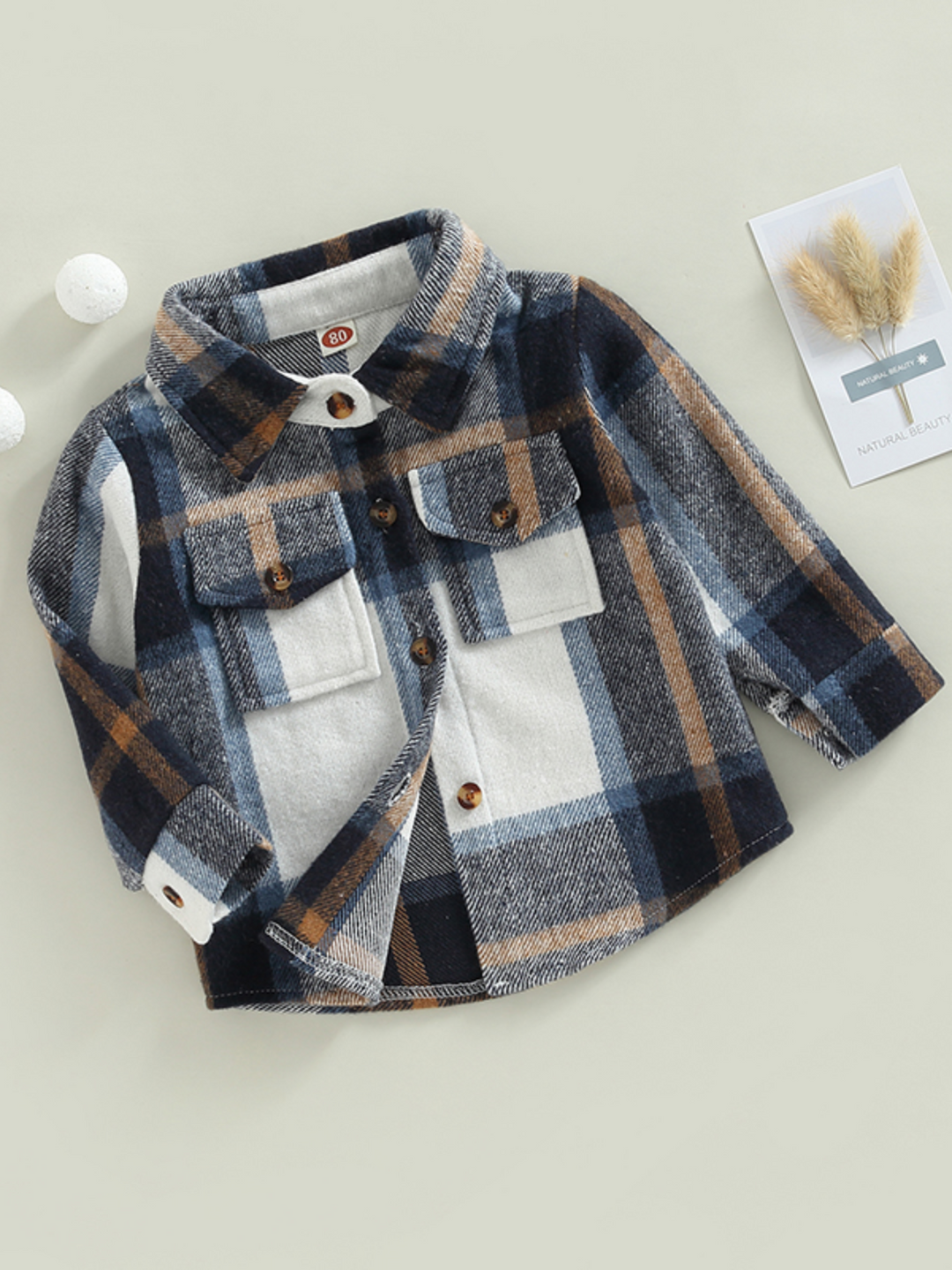 Toddler Outerwear & Jackets | Little Girls Cute Flannel Shirt Jacket