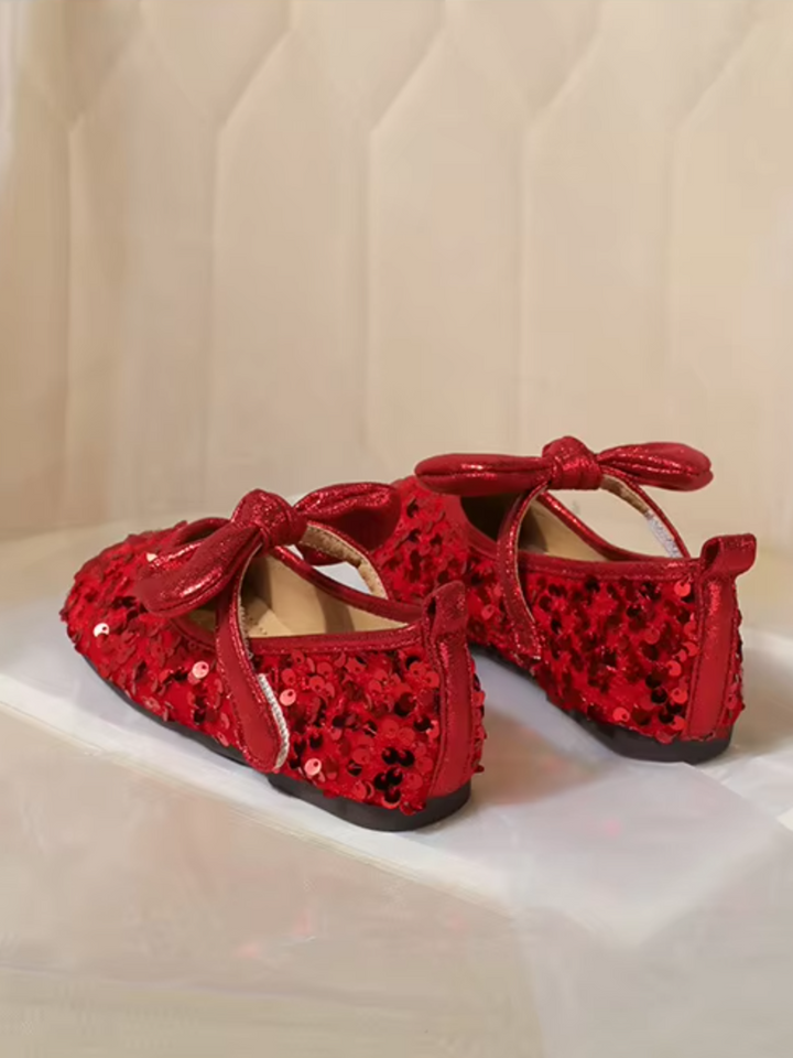 Sparkling Holiday Sequins Flats Shoes