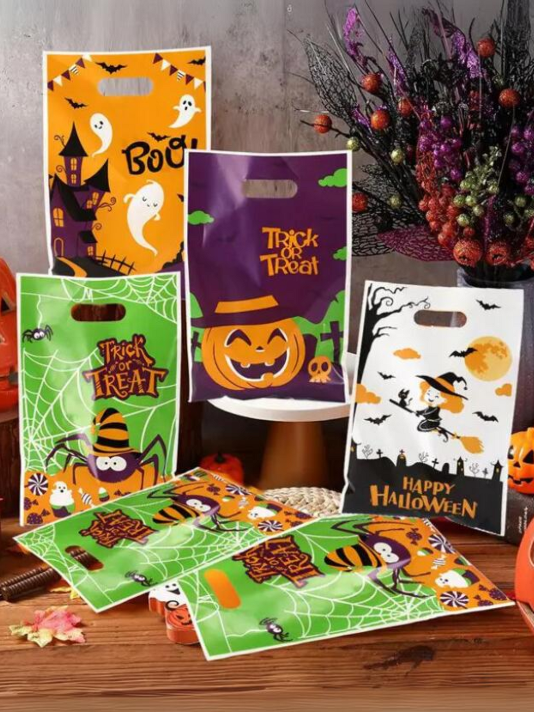 Halloween Goodie Bags with Handles