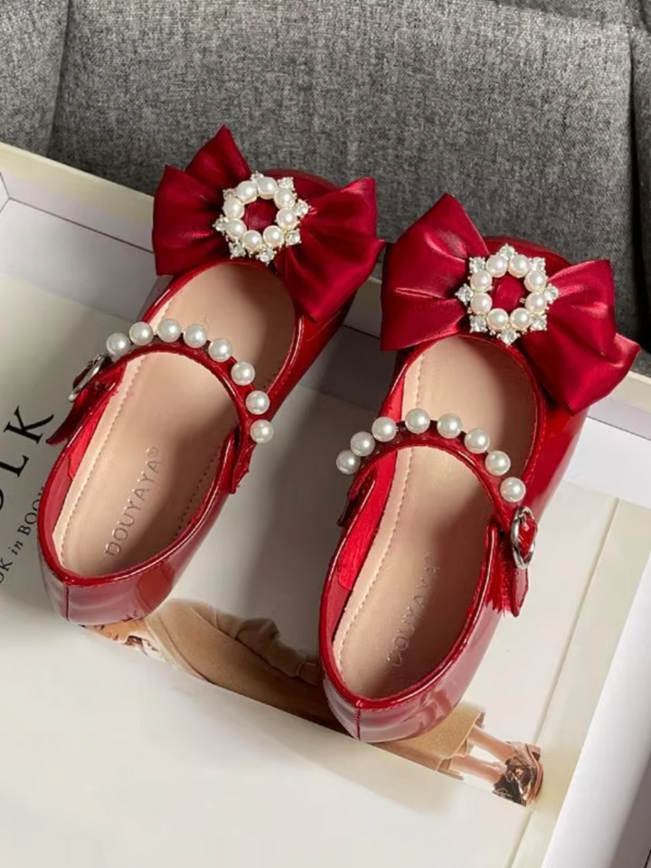 Holiday Princess Mary Jane Schuhe mit Perlenverzierung