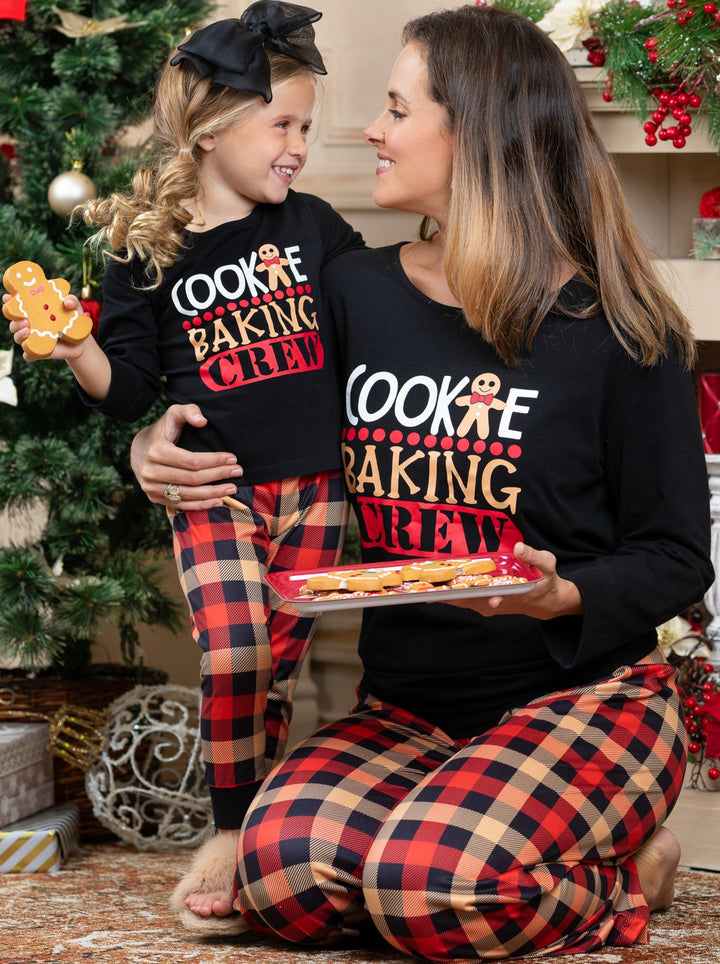 Mommy and Me Matching Pajamas |Cookie Crew Pajama Set |Mia Belle Girls