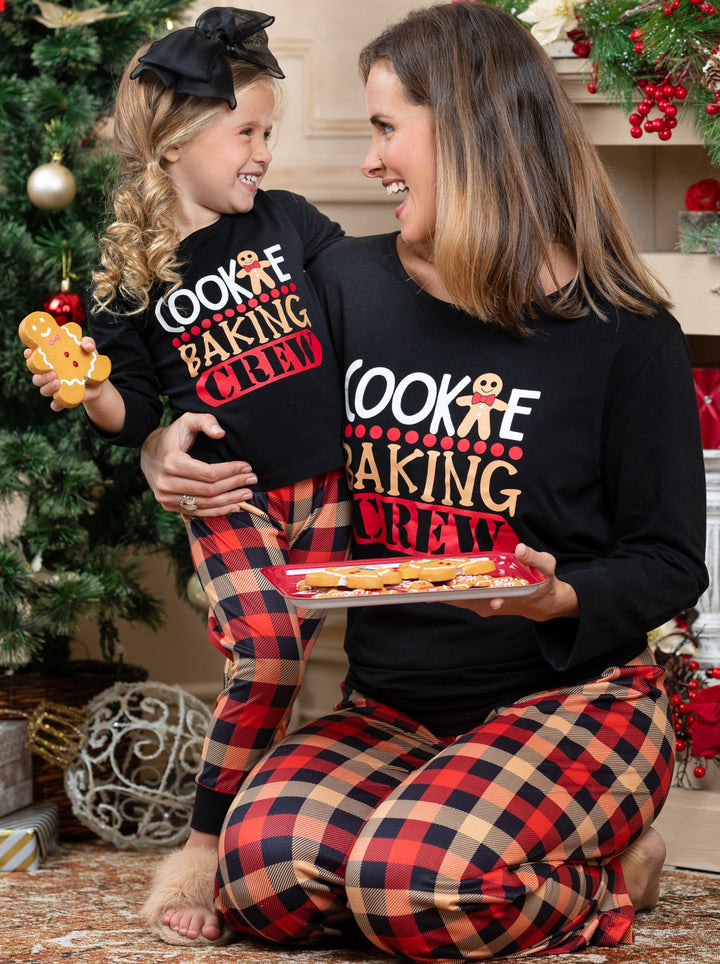 Mommy and Me Matching Pajamas |Cookie Crew Pajama Set |Mia Belle Girls