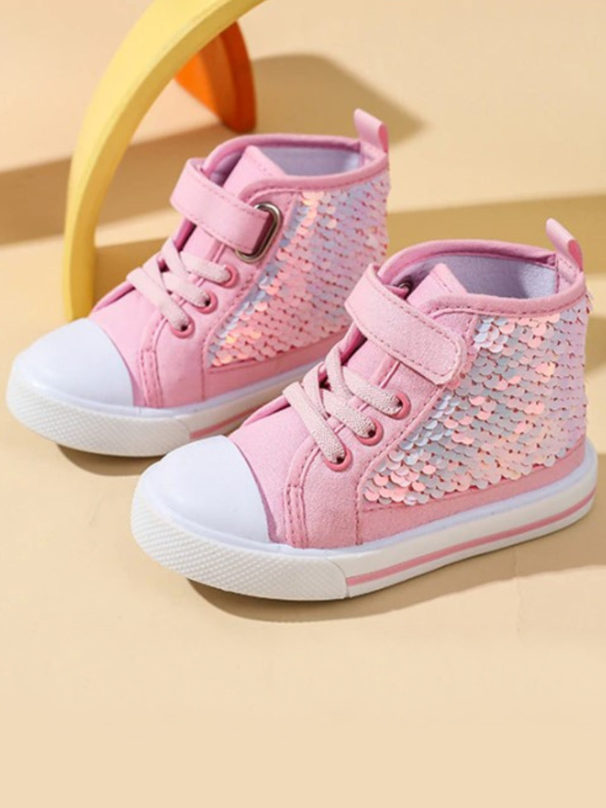 Mia Belle Girls High Top Sequin Sneakers Shoes By Liv Mia