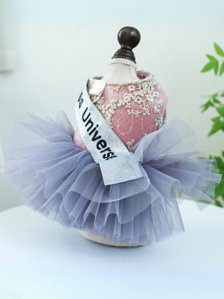 Miss Universe Tutu Skirt Dress for Dogs